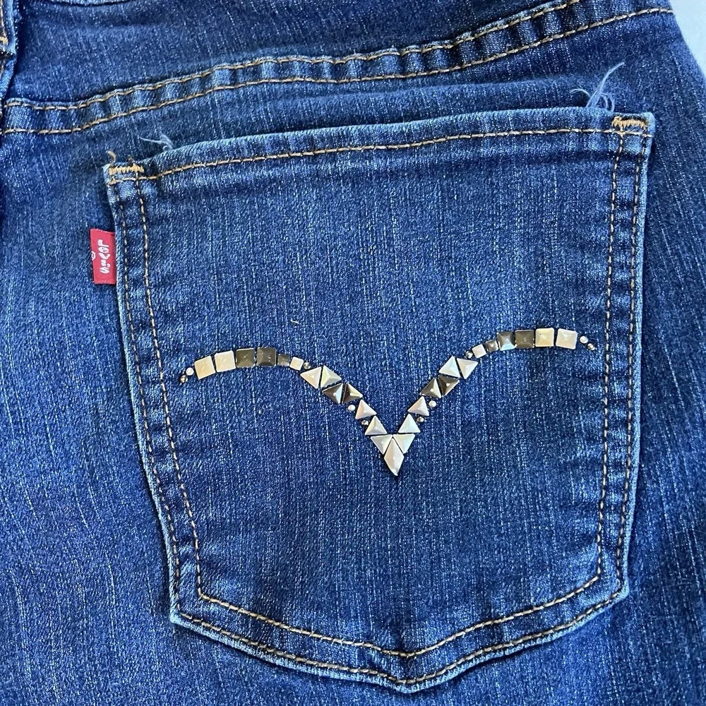 Levi's Perfectly Slimming 512‎ Bootcut Jeans Women's 16 Blue Mid Rise